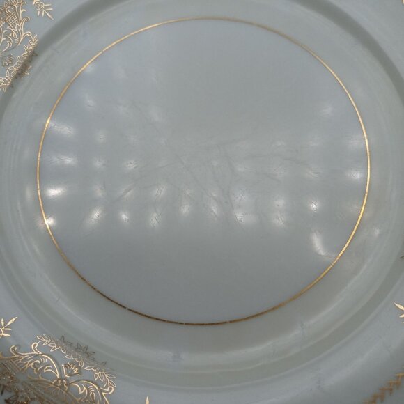 Noritake Bancroft Gold Flower Basket Salad Plate 5481 Japan Porcelain - Picture 3 of 13